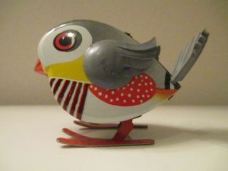 Vintage Lehmann Drgm Luli Collectable - Tin Wind Up Toy Bird - West Germany