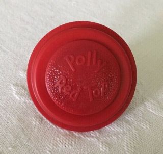 Vintage Polly Red Top Rubber Thermos Stopper Fits Old Metal 1950s - 60s Thermos