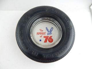 Vintage The Spirit Of 76 Firestone Steel Radial 500 Rubber Tire Ashtray S/h