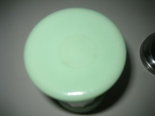 Jadeite Vintage Style Green Milk Glass Sugar Dispenser 4