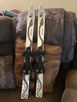 Vintage Ll Bean Snosnake 36 " Trainer Junior Toddler Cross Country Skis No Poles