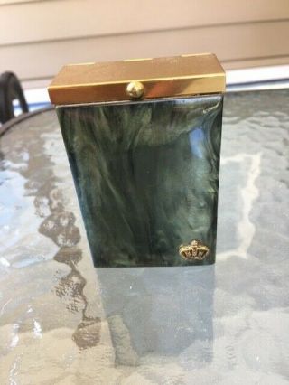 Vintage Art Deco Cigarette Box Case Holder Bakelite?