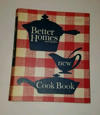 VINTAGE Better Homes and Gardens Cookbook 1962 Revised 1st Edition 5 ring 5