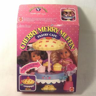 Cherry Merry Muffin Pastry Cafe Playset 9338 Vintage Mattel Doll