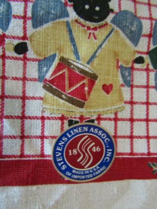 Vintage U.  S.  A.  Kitchen Towel Stevens Linen Assoc.  Inc.  - Imported Fabric