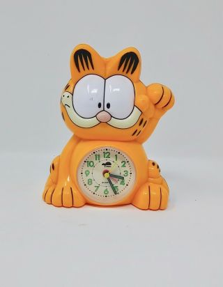 Vintage Talking Garfield Alarm Clock