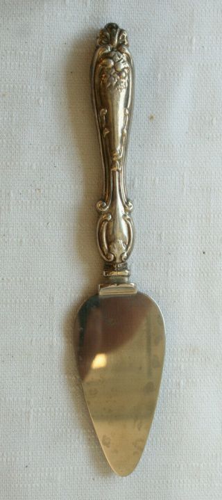 Vintage Cake / Pie Server With Sterling Silver Handle