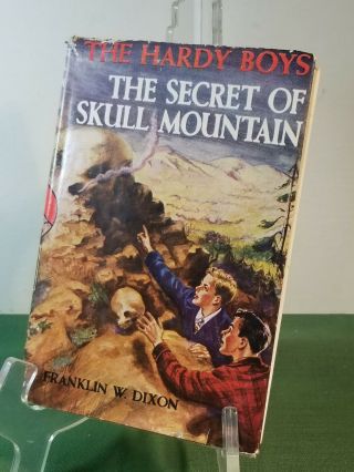 Vtg Edition Book Hardy Boys The Secret Of Skull Mountain 27 Hcdj 1948 Seepics