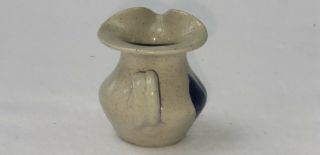 Vintage Williamsburg Pottery Miniature Pitcher Teeny Tiny Micro Stoneware 4
