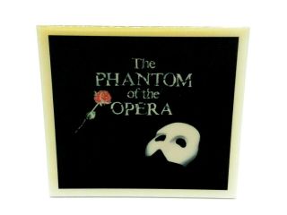 1988 The Phantom Of The Opera Wall Hanging Decoration Ceramic Tile Vintage