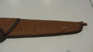 Vintage Rifle Shotgun Soft Gun Case / Vinyl Faux Leather / TALON Zipper - 505 40 4