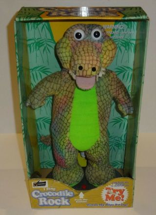Vintage 1998 Singing Crocodile Rock Animated Dancing Toy Elton John
