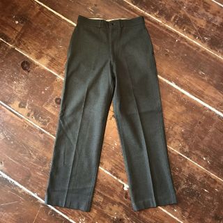 Vintage 50s Us Military Army Wool Pants Mens 32x31 Trousers Od Hbt Coin Pocket