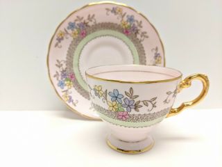 Vintage Tuscan Tea Cup & Saucer English Bone China