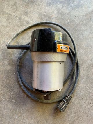 Vintage Sears Craftsman Commercial Router,  Model 315.  17380,  1 Hp 25000rpm