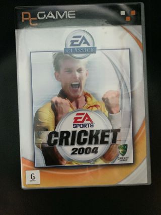 Ea Sports Cricket 2004 Pc Cdrom Vintage Windows 98 2000 Xp Game