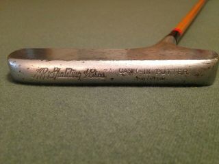 Vintage Spalding Cash - In 2 Way Putter All Pyratone Shaft Leather Grip