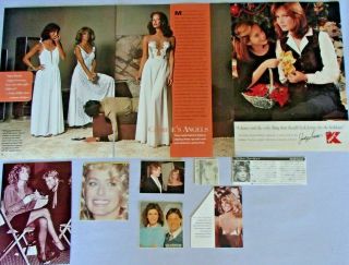 Charlies Angels Jaclyn Smith Farrah Fawcett 60,  Great Clippings: Vintage,  L@@K 3