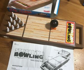 Vintage Tomy Strolling Bowling Game No.  7071 Complete,  Instructions 4