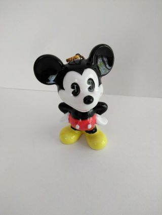 Vintage Mickey Mouse Ceramic Christmas Ornament Holiday Japan Disneyana Gifts