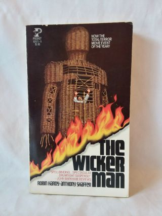 Robin Hardy & Shaffer The Wicker Man Vintage 1979 Movie Tie In Pb Horror