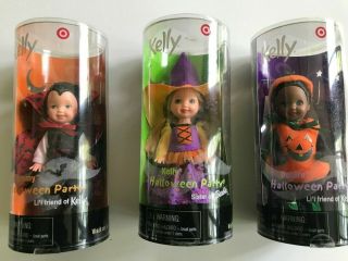 Vintage Target Barbie Halloween Kelly Dolls Tommy,  Deidre,  Kelly