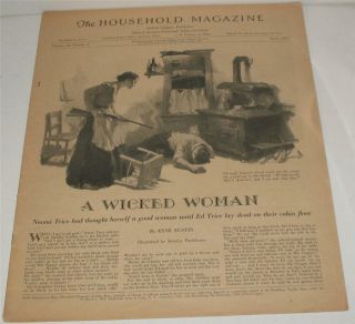Vintage Apr 1933 “the Household Magazine” Homemaking,  Recipes,  Fiction & Fashion