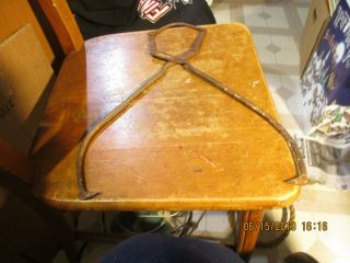 Vintage Ice Block Hook Tong Antique 14 1/2 In Long