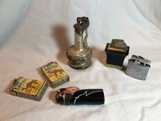 Vintage Table Lighter Ronson Decanter Others Camel Not All