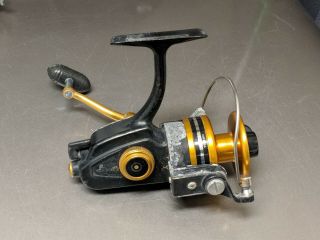 Vintage Black And Gold Penn 450ss Spinning Reel High Speed 4.  6:1 Parts Repair
