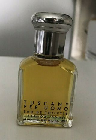 Vintage Aramis Tuscany Per Uomo Eau De Toilette Splash 1.  0 Fl.  Oz.