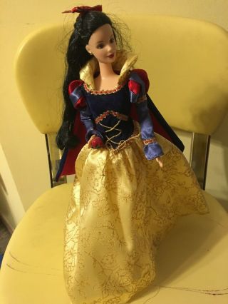 Disney Barbie Special Sparkles Snow White 12 " Figure / Doll Mattel 1994