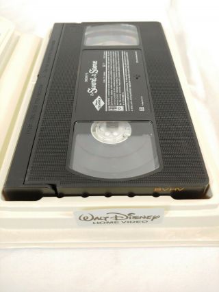The Sword in the Stone VHS,  1987,  Walt Disney Classics Black Diamond 229 VTG 3