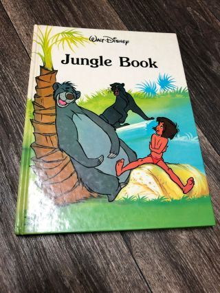 The Jungle Book By Walt Disney Twin Books Gallery 1986 Hardcover Vintage Edition
