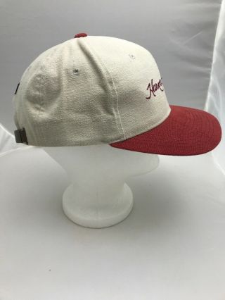 Harvey Penick Hat Red Khaki Embroidered Golf Trucker Baseball Vintage 4