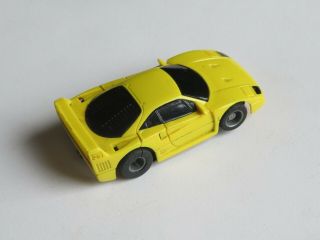 Vintage Tyco slot car Ferrari Yellow runs strong 2