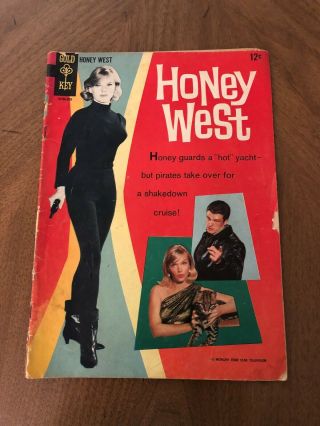 Vintage Gold Key Comic Honey West No 1 1967 Very Good 4.  5 Paypal Only Us Only