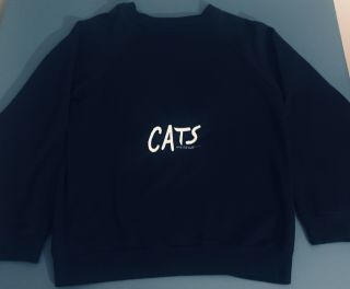 Cats Vintage 1981 Broadway Theater Sweatshirt Women 
