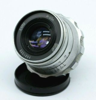 Vintage Soviet Retro Industar 26m 2,  8/50 Mm Lens Fed Leica M39 Rangefinder Ir10