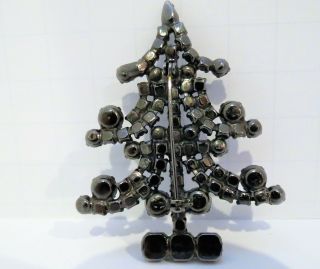 Vintage Rhinestone Christmas Tree 2 4/5 