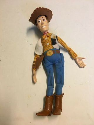 Vintage Pixar Toy Story 1995 Woody Pre - Disney 12 " Figure Plush Plastic