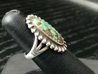 Vintage Bell Trading Company Sterling Silver and Turquoise Ring Size 5.  5 4