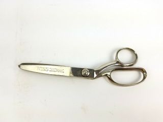 Vintage Wiss Pinking Shears Scissors 9 " Seamstress Quilting Crafts Professional