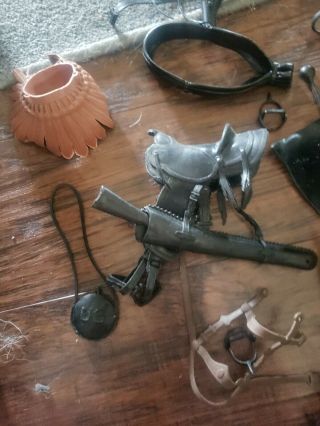 Vintage wild West accessories for cowboys Indians doll and GI joe 3