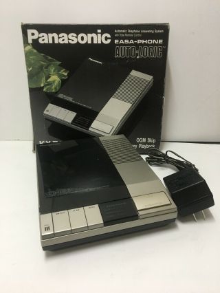 Panasonic Easa Phone Kx - T1423 Telephone Answering Machine Vintage