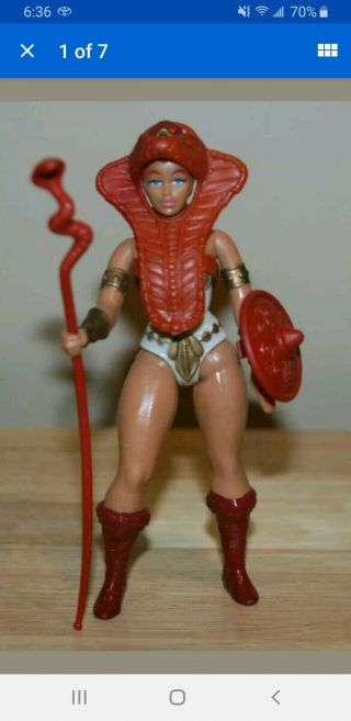 Vintage Motu Teela Mattel Masters Of The Universe He - Man Complete Awesome Paint