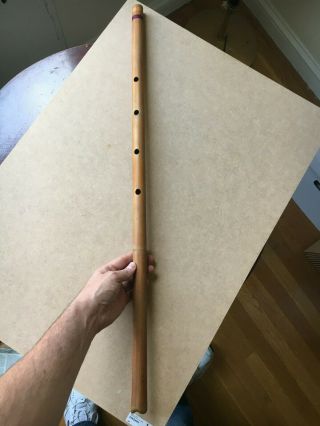 Vintage Asian Japanese Bamboo Flute Shinobue 30.  25”