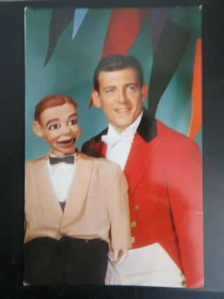 Vintage Postcard Paul Winchell Jerry Mahoney Ventriloquist