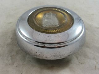 Vintage 1949 1950 Plymouth Special Deluxe Steering Wheel Horn button 3