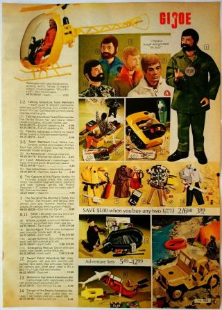 1972 Vintage Paper Print Ad Gi Joe Adventure Marx Best Of The West Action Figure